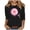 Black, variant on Breast Cancer Shirts for Women Casual 3/4 Sleeve Blouses Breast Cancer Awareness Tshirts Funny Sunflower Pink Ribbon Graphic Tees