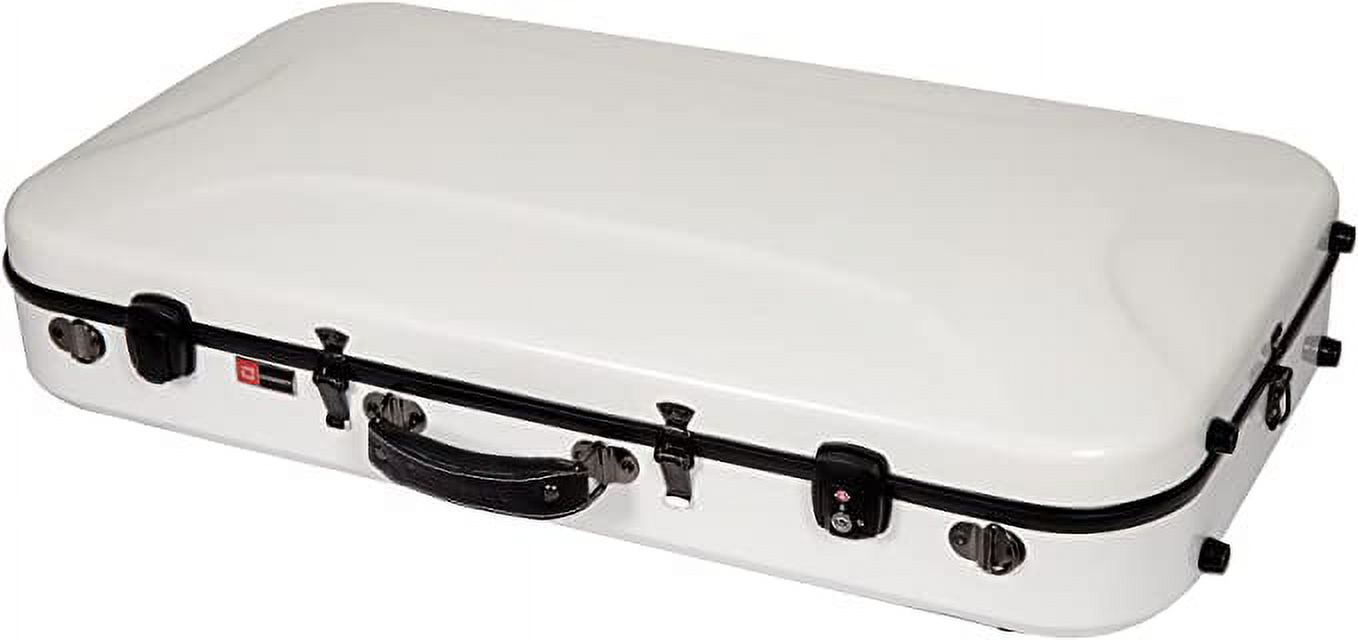 Crossrock Fiberglass Double Case with TSA Lock for Two Concert/Tenor Ukuleles