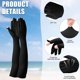 thumbnail image 3 of pares de guantes largos UV para el sol, guantes de conducción con bloqueador solar para mujer, antideslizantes, protección solar para brazos y dedos completos para deportes al aire libre, 3 of 5