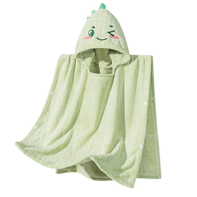 Serviettes de Bain Douces Cape à Capuche à la Mode Peignoir Absorbant
