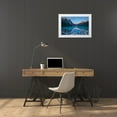 thumbnail image 4 of Larry Malvin 4x24 White Modern Wood Framed Wall Art Titled - Lake Louise Dawn II, 4 of 5