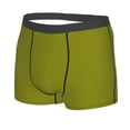 thumbnail image 2 of Balery Olive Men's Boxer Briefs, Soft and Breathable Cotton Underwear with nylon Waistband-Large, 2 of 9