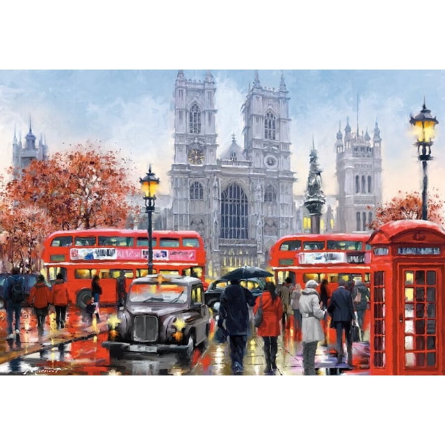 Pintura de Diamantes Zinker Londres Clásico 30cm X 40cm