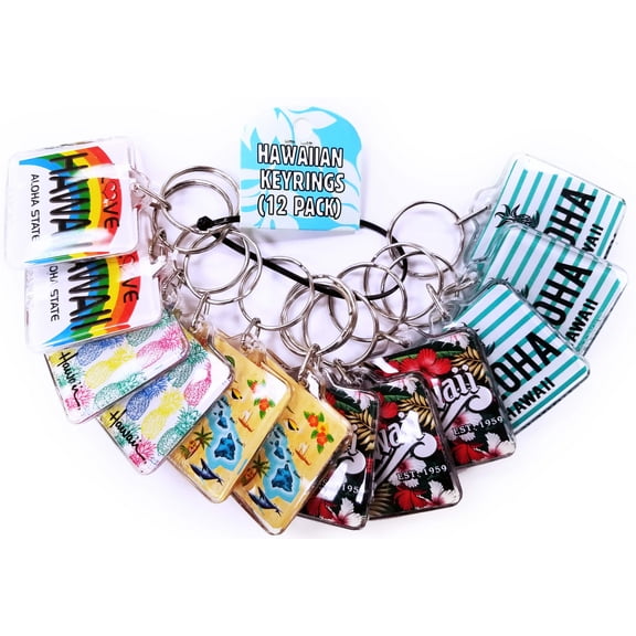 Souvenir Books Hawaii Keychain Bundle - Squ