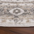 thumbnail image 3 of SAFAVIEH Maya Laura Medallion Area Rug, Ivory/Gray Beige, 6'7" x 6'7" Round, 3 of 10