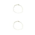 thumbnail image 1 of ZLight Collier Chaîne Perle Gypsophile Or Argent Universel Accessoire de Mode Ras-du-Cou Colliers pour Adolescentes Or 2 Ensembles, 1 of 6