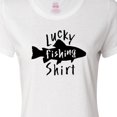 thumbnail image 4 of Inktastic Lucky Fishing Shirt- Fish Women's T-Shirt, 4 of 5