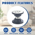 thumbnail image 4 of ZHZFKQ Punch-Free Magnetic Door Stop Gray 4.5cm for Bottom of Door, 4 of 7
