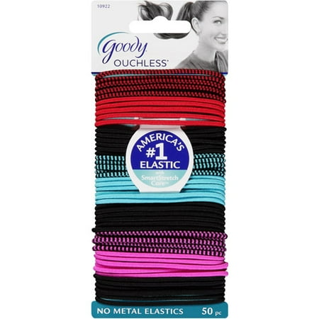 Goody Ouchless Elastics Rockstar, 50ct