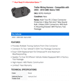 thumbnail image 2 of Trailer Wiring Harness - Compatible with 2003 - 2018 GMC Sierra 1500 2004 2005 2006 2007 2008 2009 2010 2011 2012 2013 2014 2015 2016 2017, 2 of 2
