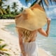 thumbnail image 3 of Sombrero de playa Askljeby de ala ancha de gran tamaño para mujer, 3 of 7
