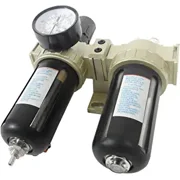 Professional Grade Air Line Filter Regulator and Lubricator (Up to 150 PSI)