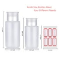 thumbnail image 6 of FITDON 4PCS Push Down Empty Lockable Pump Dispenser Bottle for Acetone Alcohol Nail Polish Remover & Makeup Remover, 6 of 7