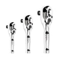 thumbnail image 1 of jinwen 3 Pieces Stubby Drive Ratchet Set Automotive Tool Comfort Grip Socket Wrench Print B, 1 of 9