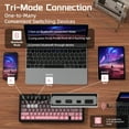 thumbnail image 4 of ATTACK SHARK X85 Wireless Mechanical Keyboard 75% Gasket-mounted Bluetooth 5.1/2.4G Wireless & Type-C Wired Mechanical Keyboard, 4 of 8