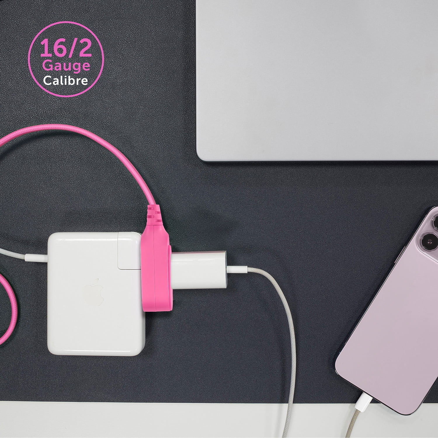 Globe Electric 9-ft Neon Pink Fabric Extension Cord