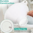 thumbnail image 2 of 12 Pcs Calculi Strainer Kidney Stone Strainer Collector Funnel with Mesh Screen Filters for Pee for Analysis Testing, 2 of 7