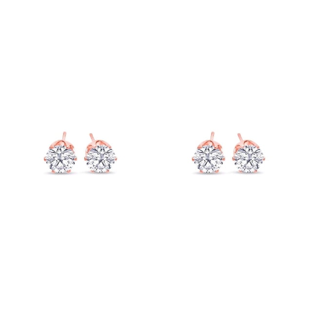 Minnieouse 1 par de pendientes Push-Back en forma de gota hechos a mano impermeables con cuentas redondas a prueba de polvo pendientes para mujer regalo de rosa roja 5mm 2piezas Minnieouse CBP467018
