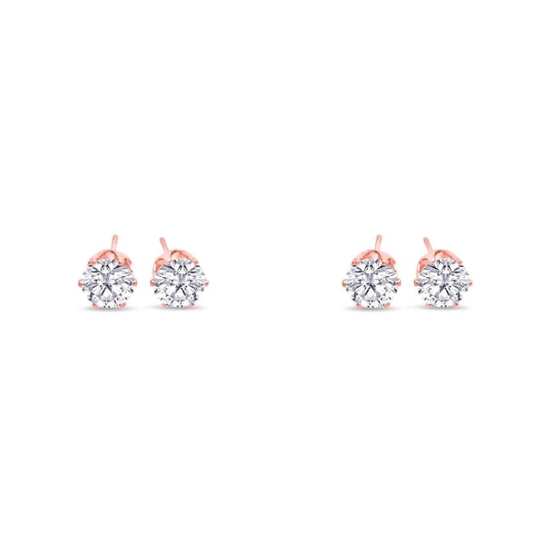 Minnieouse 1 par de pendientes Push-Back en forma de gota hechos a mano impermeables con cuentas redondas a prueba de polvo pendientes para mujer regalo de rosa roja 5mm 2piezas Minnieouse CBP467018