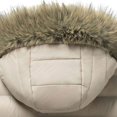 thumbnail image 3 of Ceisia Men Thick Fleece Lined Warm Winter Puffer Coat With Hood Casual Outerwear Khaki M Gift, 3 of 4