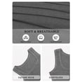 thumbnail image 4 of MOYIKO Tank Tops for Women Sleeveless Square Neck Ribbed Slim Fitted Summer Trendy T Shirts Basic Tees, 4 of 7