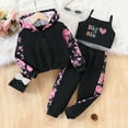 thumbnail image 2 of GXWEA Teenage Girl Clothes Size 6 Girls Clothes Kids Girls Clothes Stylish Tops And Pants Tank Clothing Sets 3 Piece Outfits 3-4 Years, 2 of 8