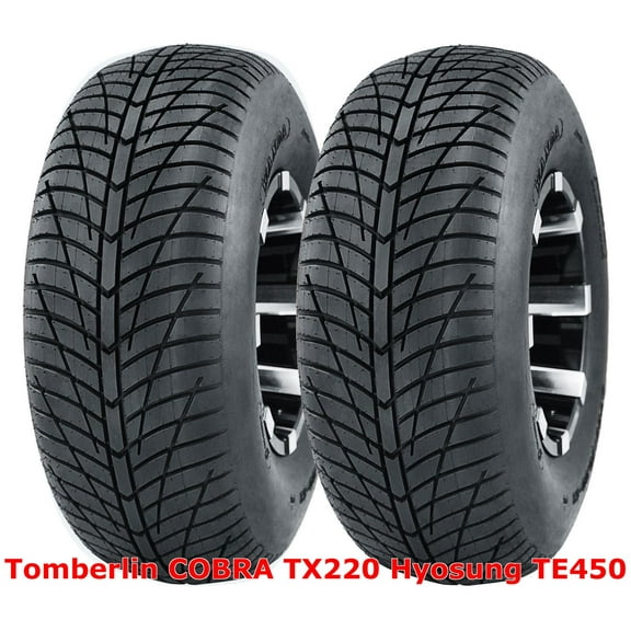 (2) Tomberlin COBRA TX220 Hyosung TE450 Rear 20x10-9 20x10x9 Hi-Speed ATV Tires