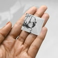 thumbnail image 3 of Howlite Crystal Pyramid 1" Inch, 3 of 5