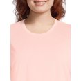 thumbnail image 6 of Avia Women’s and Women's Plus Perforated Performance T-Shirt with Short Sleeves, Sizes XS-4X, 6 of 6