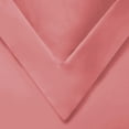 thumbnail image 3 of BNM Solid Cotton Blend Duvet Set, Full/ Queen, Blush, 3 of 4