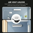 thumbnail image 4 of FRCOLOR vent cover White Plastic AC Vent Cover for RV with Fine Mesh and Shutter Design 4.5 Inches,4.33"X4.33"X2.68", 4 of 4