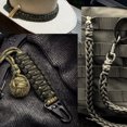 thumbnail image 3 of Juego de 12 piezas de costura de paracord para hacer tú mismo, kit de plantilla para pulsera de paracord con juego de agujas de paracord de acero inoxidable para acampar al aire libre., 3 of 7