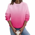 thumbnail image 2 of Womens Sweatshirts Long Sleeve Shirts for Women Fall Tops Winter Clothes Crewneck Pullover Fashion Outfits, 2 of 5