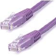 thumbnail image 1 of StarTech 50ft CAT6 Ethernet Cable - Purple CAT 6 Gigabit Ethernet Wire -650MHz 100W PoE++ RJ45 UTP Molded Category, 1 of 5