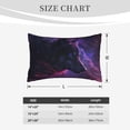 thumbnail image 4 of Daiia Galactic Wolf Stare Bedding Waterproof Pillow Protector Zippered Queen – Bed Bug Proof Pillow Encasement-20"x30", 4 of 6