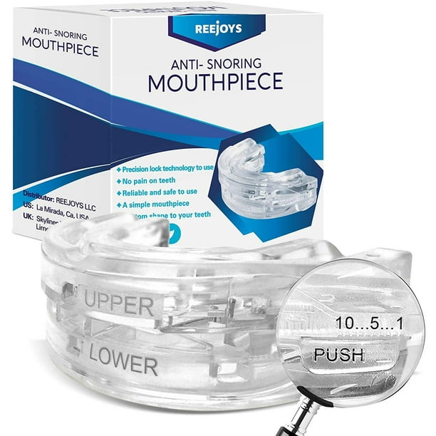 Reejoys PRO 2 Prevent Bruxism Snore Mouthpiece, Adjustable Snore