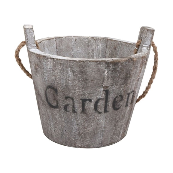 Nomeni Plant Pots Clearance, Wooden Flowerpot Gardening Fleshy Wooden Flowerpot Tabletop Potted Creative Ornaments Home Decor