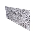 thumbnail image 1 of Door Sticker, Black White Pattern Scratch  Self Adhesive Easy Cleaning Door Decals Waterproof Decorative  for Clean Appearance, 1 of 8