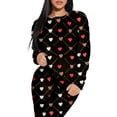 thumbnail image 2 of Conjunto de Pijama para Mujer Shendy Vendy Manga Larga Cuello Redondo con Estampado Transpirable, 2 of 4