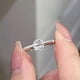 thumbnail image 4 of Planet Spinning Ring-S925 Sterling Silver,Cosmic Stellar Rotatable Diamond Ring, 4 of 5