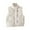 White, variant on Kids Boys Girls Puffer Vest Kids Boys Winter Vest Stand Collar Lightweight Zip Up Puffer Jacket Sleeveless Child Winter Vest 4-5 Years