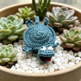 thumbnail image 4 of Crochet Lizard Coaster – Handmade Animal Mug Rug, Unique Lizard & Squirrel Coasters, Decorative Drink Coaster for Home Desk, 3pc, 4 of 8