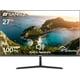 thumbnail image 1 of Monitor SANSUI Monitor de computadora IPS 100Hz de 27 pulgadas, altavoces incorporados FHD 1080P HDR Sincronización adaptativa Inclinación ajustable sin marco VESA compatible para oficina y hogar (ES-, 1 of 5