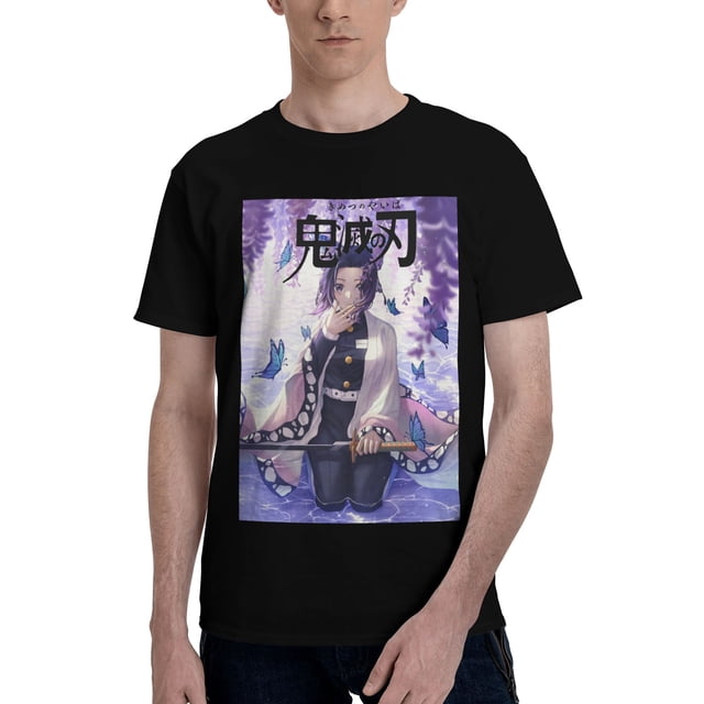 Camiseta de Manga Corta para Hombres Kimetsu no Yaiba