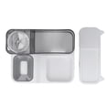 thumbnail image 1 of Cat Dry Food Feeder,  Cover Pet Supply Feeder Water Dispenser Transparent Viewing Window  For Daily Life Grey,,Blue, 1 of 8