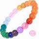 thumbnail image 1 of Natural Gemstone Bracelet 7.5 In Stretch Gems Stones 8mm (0.31") Round | Beads Healing Crystals Quartz | Chakra Bracelet | Y2K | Bracelets for Women M, 1 of 4