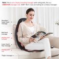 thumbnail image 2 of SNAILAX Massage Seat Cushion with Heat, Vibration Back Massager for Home &  Office Use, Gift, 2 of 5