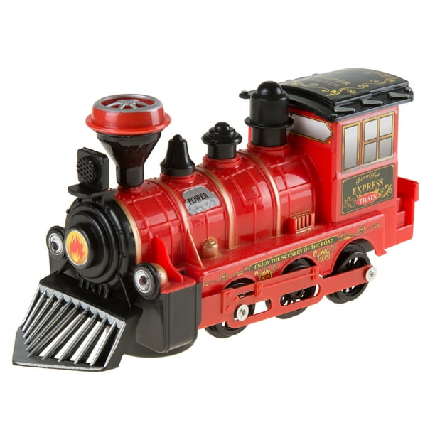 Hey! Play! Locomotive Engine Car Battery Powered Toy Train - Walmart