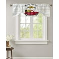 Tie Up Curtains Valances for Bedroom Rod Pocket Vintage Farm Girl