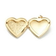 thumbnail image 3 of 10pcs Brass Locket Pendants Photo Frame Pendants for Necklaces Long-Lasting Plated Heart Real 18K golden Plated 29x28.5x7mm Hole: 4.5x3mm 21x16mm Inner Diameter, 3 of 4